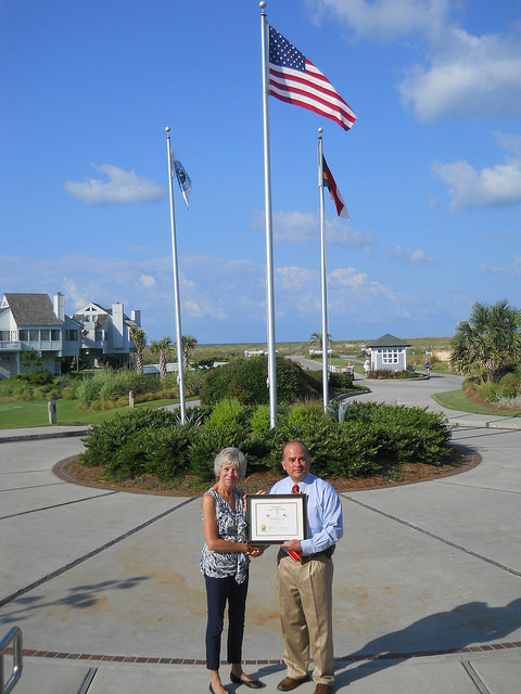 Bald Head Island Club flags